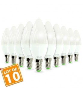 LOT DE 10 AMPOULES LED,...